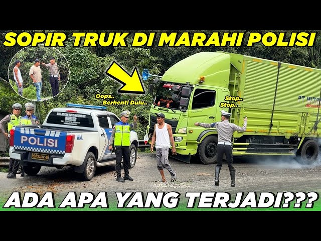 GAWAT !!! Sopir Truk Sampai Dimarahi Polisi, Apa Yang Sebenarnya Terjadi di Sitinjau Lauik??? class=