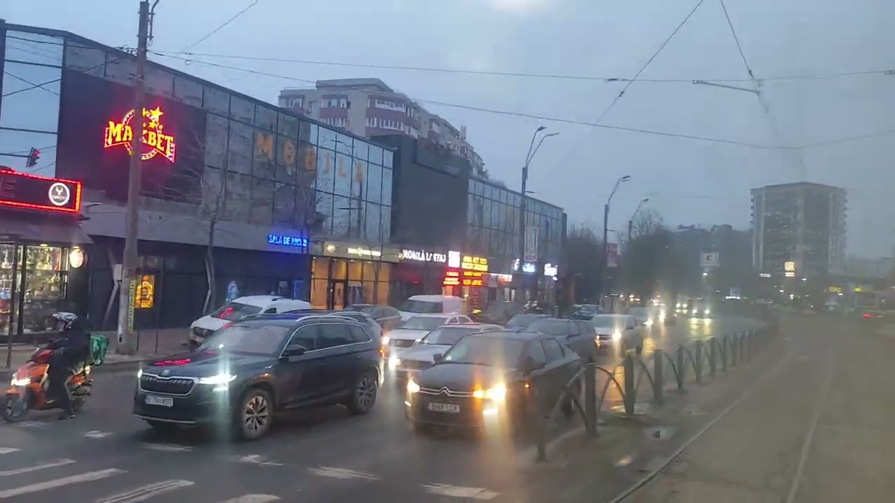 Călătorie cu tramvaiul V3A-93 #146 pe linia 19 partea 2