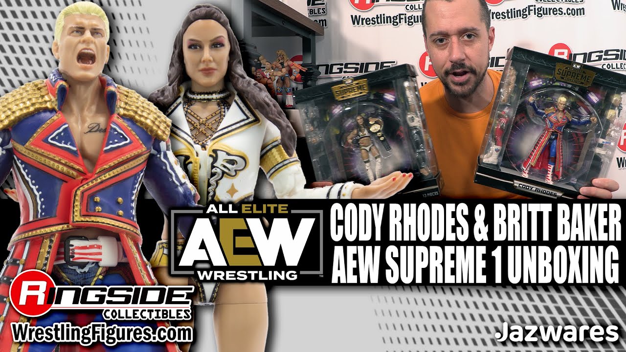 Cody Rhodes - AEW Supreme Collection 1 Toy Wrestling Action Figure