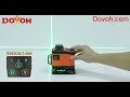 Dovoh 4x360 Floor Laser Level K4 360G Self Leveling Laser Level Switch Self Leveling and Manual Mode