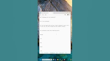 Notepad Gets Text Formatting—Markdown, Links & More! #shortvideo  #notepad