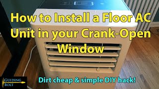 How to Install A Portable AC Unit In A Casement/Crank-Open Window