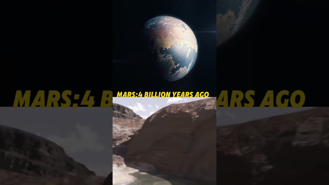 Mars now vs 4 billion year ago