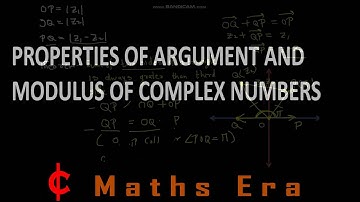 PROPERTIES OF ARGUMENT AND MODULUS OF COMPLEX NUMBERS(Hindi)