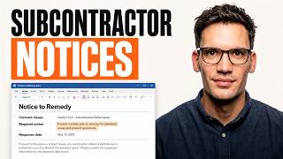How to Draft a Subcontractor Notice With AI