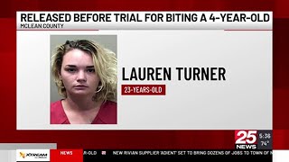 McLean County babysitter released before trial for allegedly biting 4-year-old
