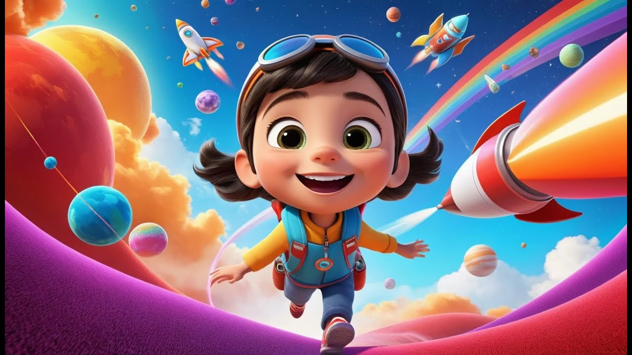 Zoom Zoom Zoom in My Rocket Ship | Space Adventure Song for Kids