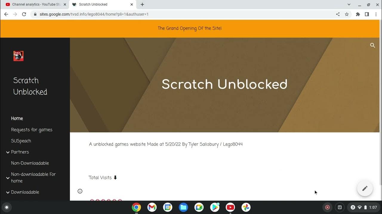 Scratch Unblocked YouTube