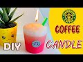 DIY STARBUCKS COFFEE CANDLE - AMAZING HOME DECOR IDEA