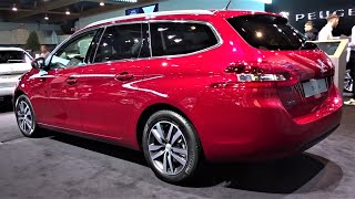 Peugeot 308 sw allure at the autosalon brussel 2020.