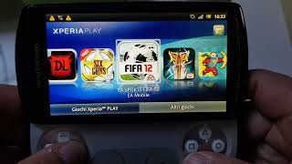 unboxing and test my old sony Xperia play mobile phone