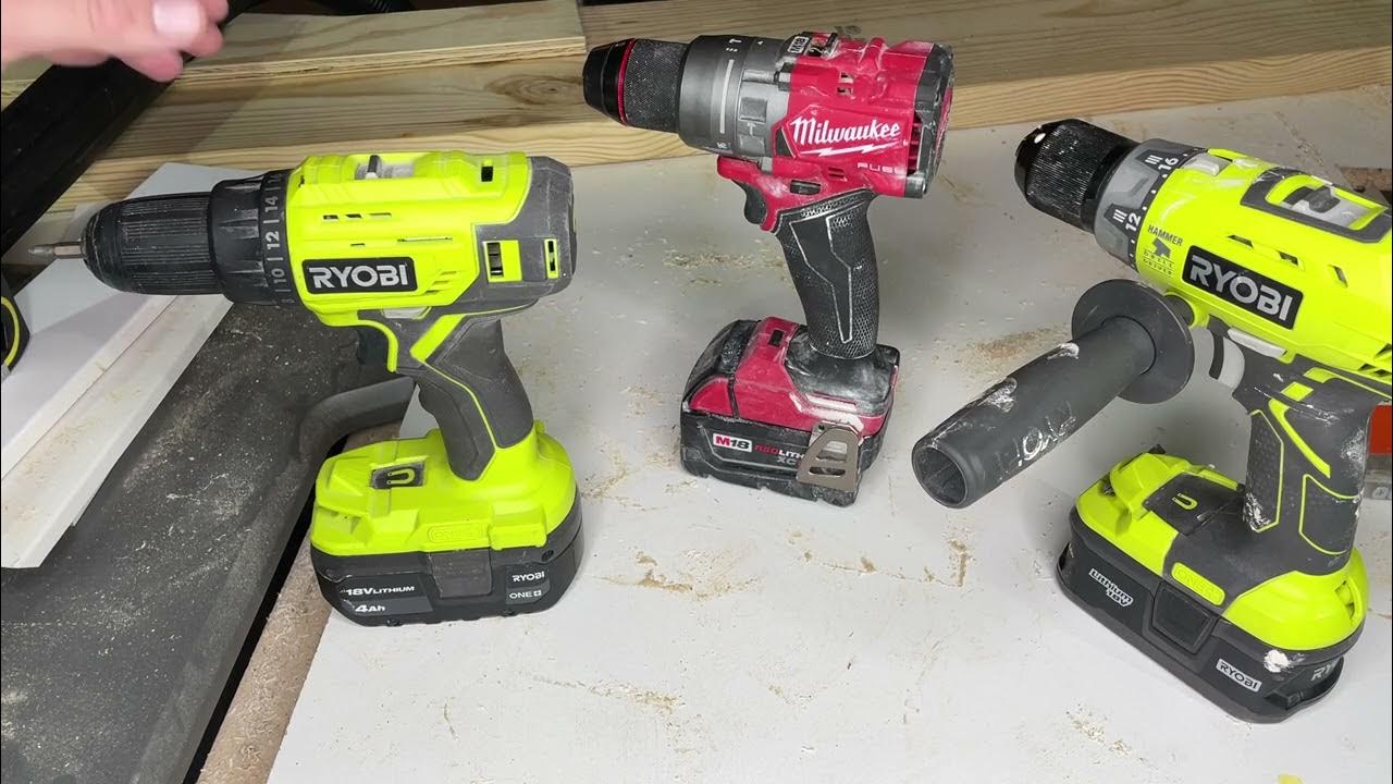 Do You Need a Hammer Drill? Ryobi vs Milwaukee YouTube