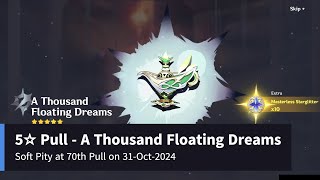 Genshin Impact - A Thousand Floating Dreams Double Summon (Soft Pity, 70th Pull) screenshot 3