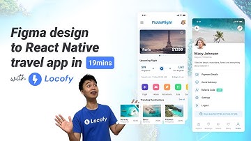 Locofy.ai | Figma design to React Native travel app in 19 mins with Locofy [Quick Build]