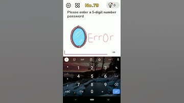 BRAIN OUT Level 79 [PLEASE ENTER A 5 DIGIT NUMBER PASSWORD]  If you
