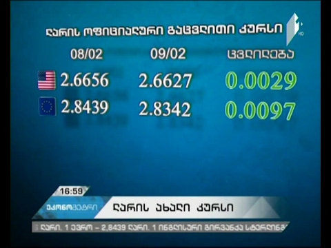 ლარი მცირედით გამყარდა