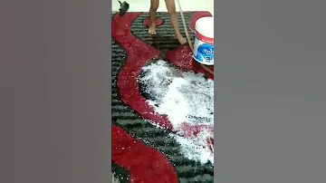روتين لغسيل السجاد بوصفه جميله جدا 