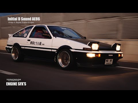 Video Toyota Ae86 Trueno Initial D