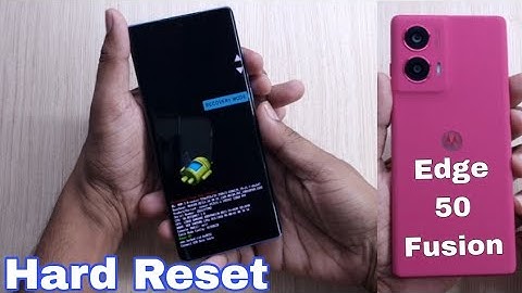 Moto Edge 50 Fusion Full Reset