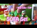 Mainan Anak Sofa Set - Mainan Masak masakan - Mini Colas, mini 7UP & Sofa Kids Kitchen Set