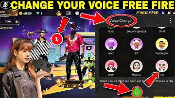 This game does not support voice changer//how tochange voice in free fire//girl voice changer app ff