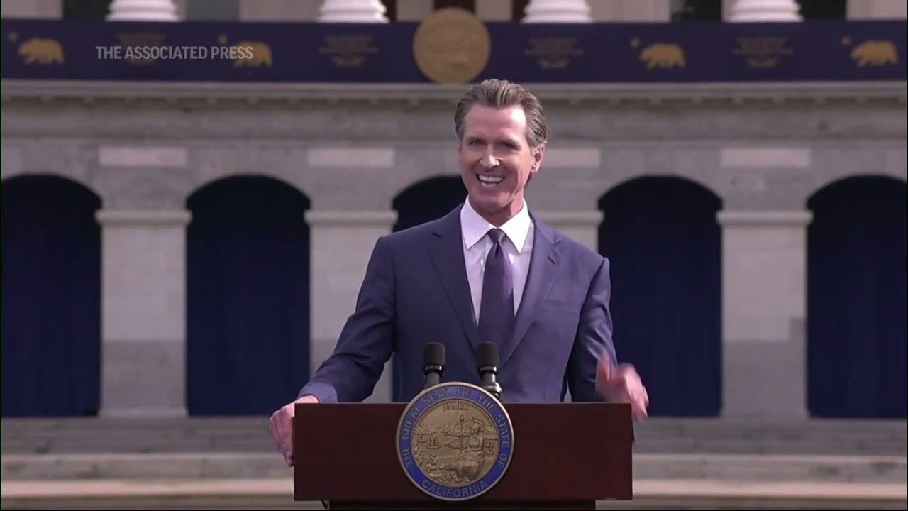 California Gov. Gavin Newsom launches 2nd term with contrast to GOP