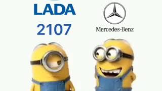 Mercedes-benz vs Lada 2107