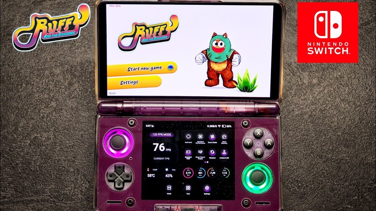 Ruffy and the Riverside (Nintendo Switch) - Ayn Thor Gameplay 