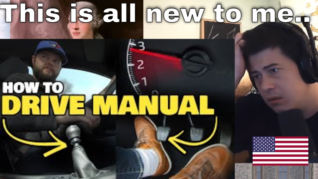 American Reacts How to Drive a Manual Transmission in 1 minute + Detailed Tips & Fails