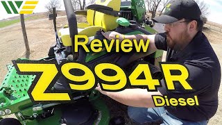 New! John Deere Z994R 25HP Diesel Ztrak Zero Turn Mower Product Overview Thumbnail