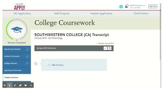 CAL STATE APPLY: ACADEMIC HISTORY