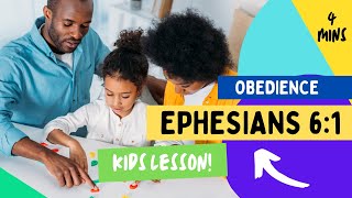 Kids Bible Devotional  Ephesians 6:1 | Obey Your Parents