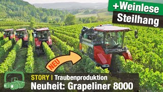 Ein Jahr Auf Dem Weingut Franz Neuheit Ero Grapeliner 8000 Traubenvollernter Fendt 200 Vario