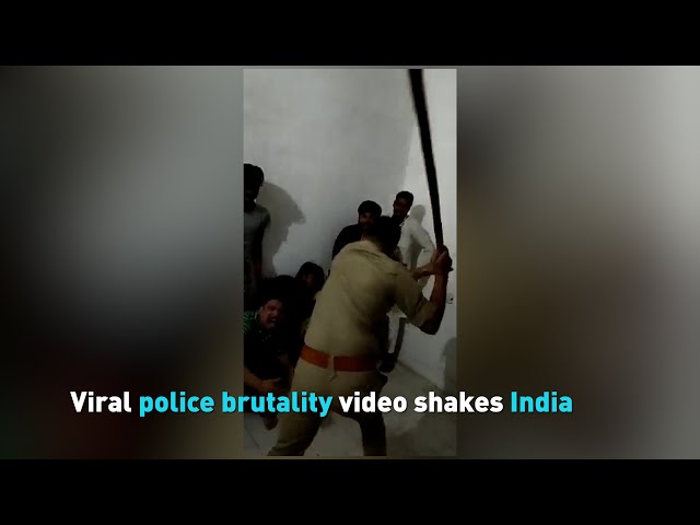 Viral police brutality video shakes India