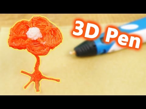 3D Stift Blume malen | NEUER Versuch mit dem 3D Pen | DIY Deko