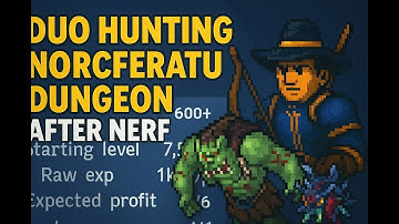 Norcferatu dungeons west | duo RP EM | 600+ (post nerf) | Tibia