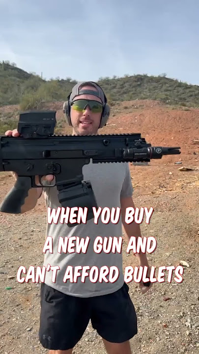 too poor for ammo.. baby scar #newgun #bullet #bullets #gun #rifle #scar FN SCAR 15P