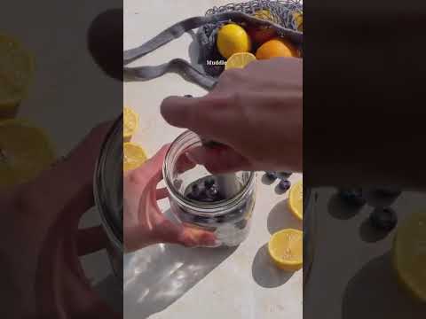 blueberry lemonade #easyrecipe #drinks #shorts #2023 #cocktail #good vibes  #velentine_day