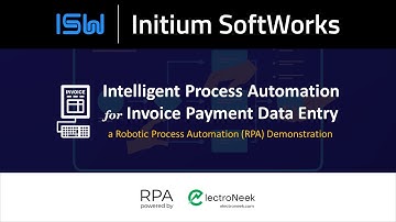 RPA Demo: Intelligent Process Automation for Invoice Payment Data Entry