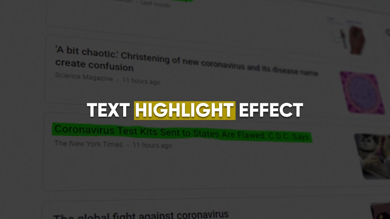 Text Highlight Effect - Hitfilm Express Tutorial - YouTube