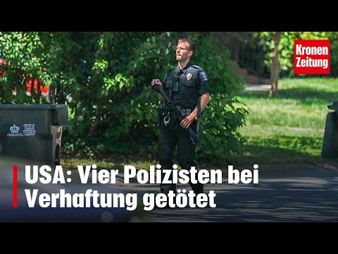 USA: Vier Polizisten bei Verhaftung getötet | krone.tv NEWS