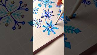 My lovely traceable snowflakes🥰❄️ Available on my Etsy and Patreon, links in description🎄