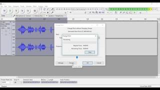 Audacity Free Audio Editor: Change Pitch Tutorial