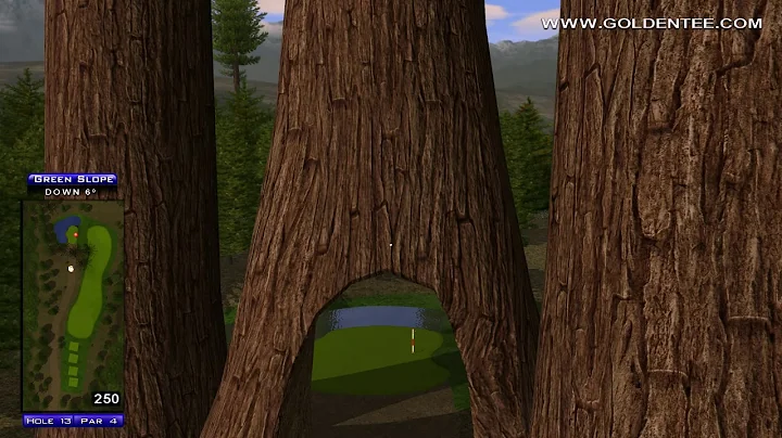 Golden Tee Great Shot on Sequoia Grove!