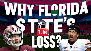 WhyFlorida State's Loss? #florida #floridafootball #floridahomes #usa #loss
