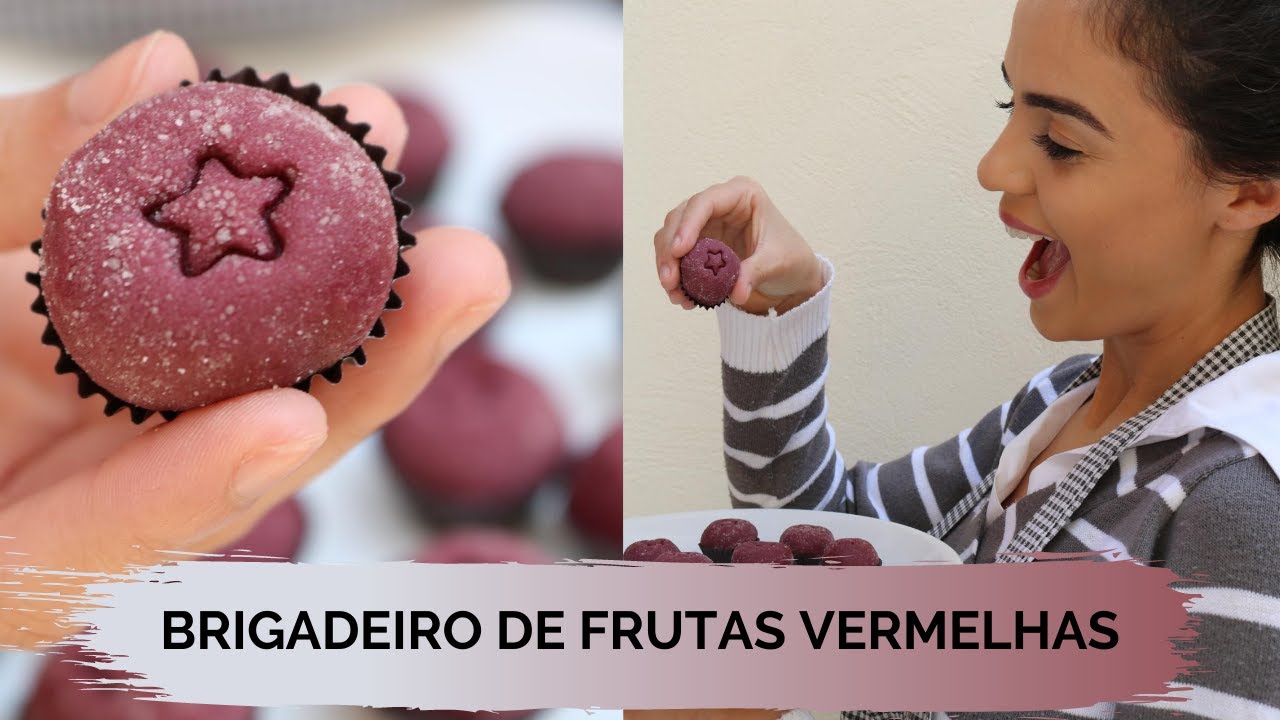BRIGADEIRO DE FRUTAS VERMELHAS É BOM E VENDE? RECEITA COMPLETA