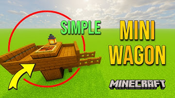 MINI Medieval Wagon (Minecraft Tutorial)