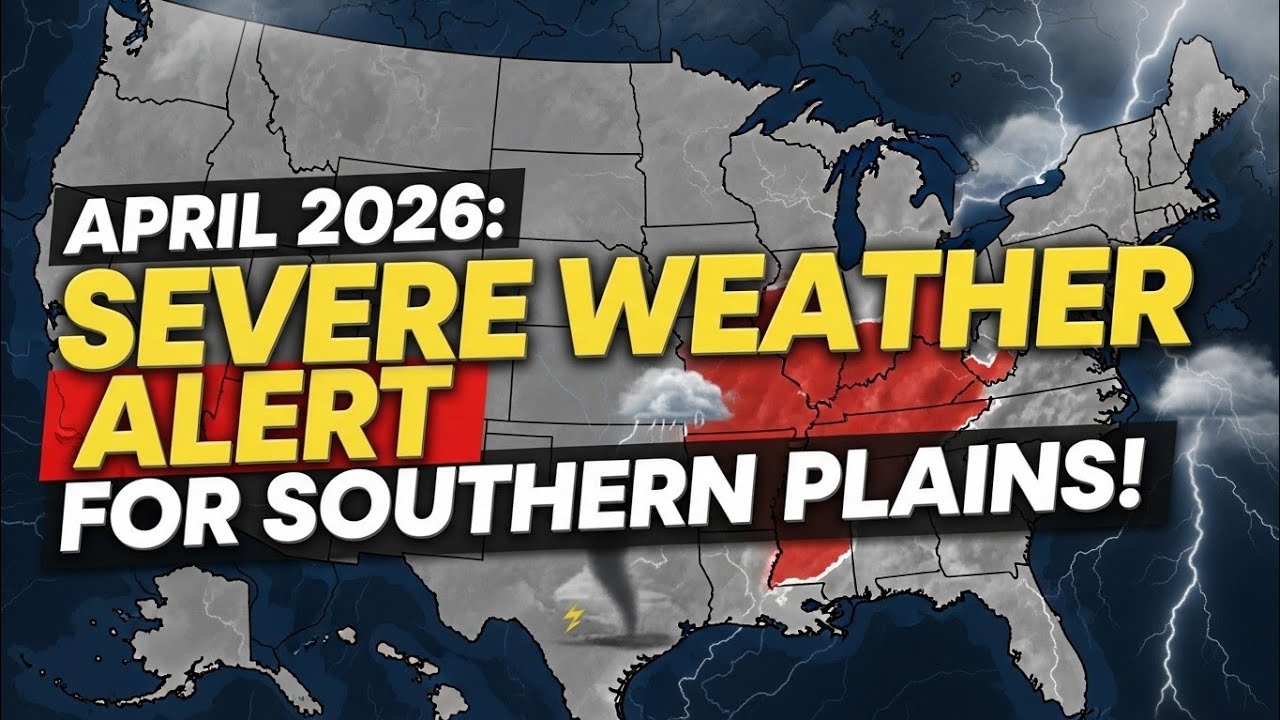 April 2026: Severe Weather Alert for Southern Plains!#StormWarning # ...