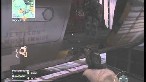 MW3 glitch on map Outpost (SURVIVAL MODE ONLY)