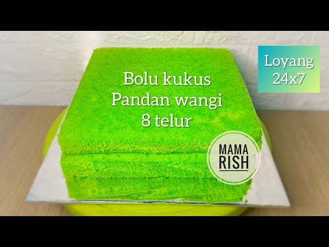Cara Membuat Bolu Pandan 8 Telur